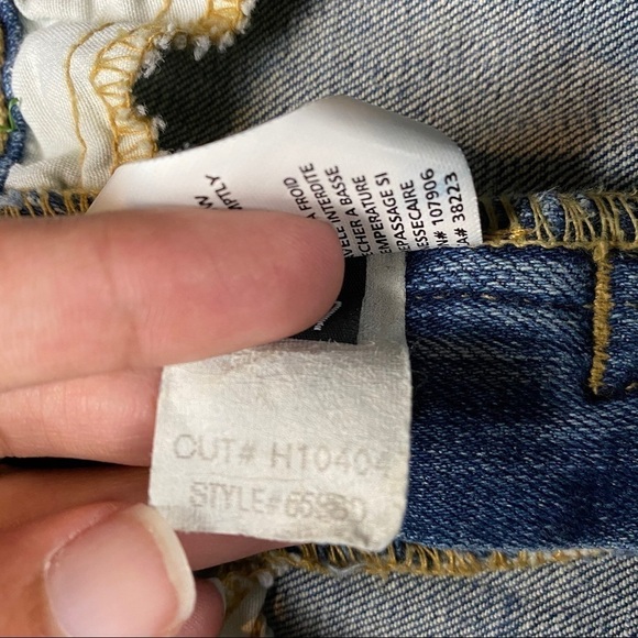 Hudson Jeans Denim Blue Pencil Skirt Front Split - Picture 10 of 12